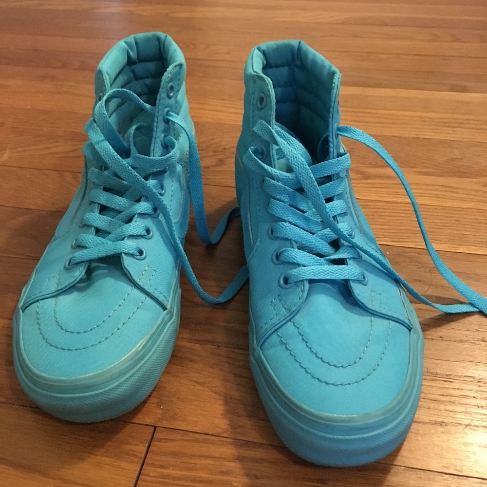 Vans sk-8 hi-tops Turquoise blue